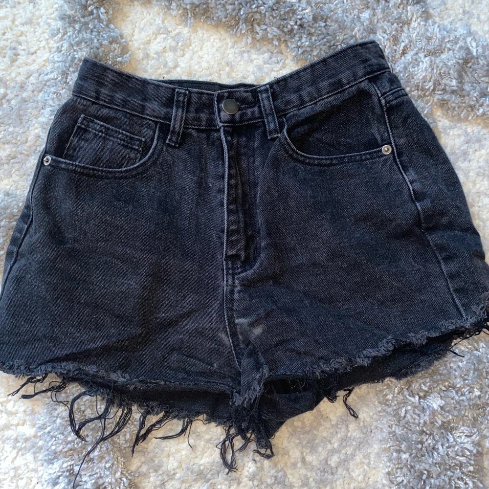 Pacsun Black Denim Shorts